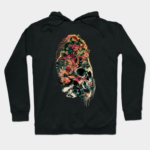 Snake and Skull Hoodie by rizapeker